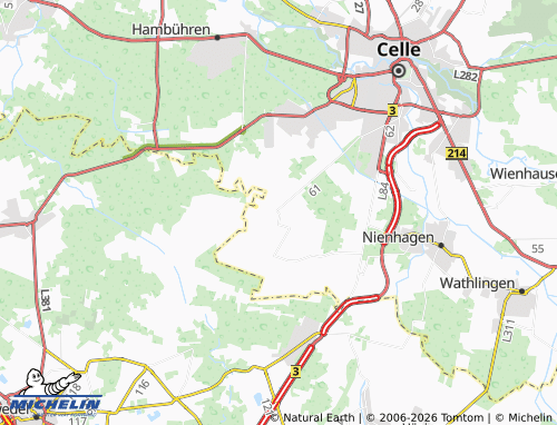 MICHELIN Dasselsbruch map - ViaMichelin
