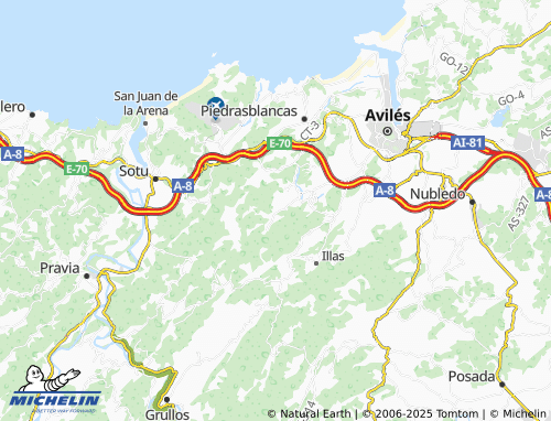 Mapa MICHELIN La Campa - ViaMichelin
