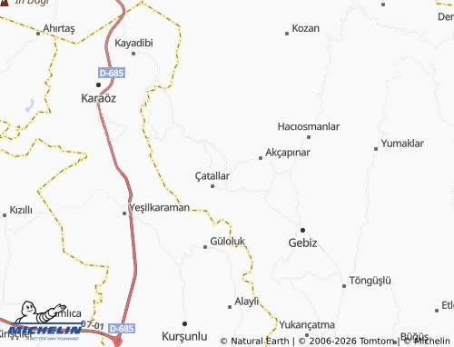 Mapa MICHELIN Dorumlar - ViaMichelin