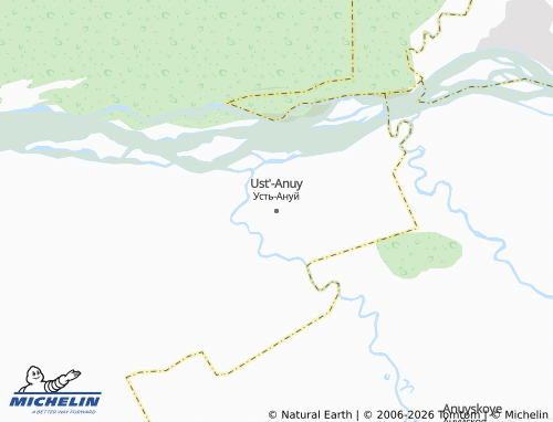 MICHELIN-Landkarte Ust'-Anuy - ViaMichelin