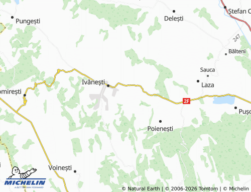 MICHELIN Broșteni map - ViaMichelin
