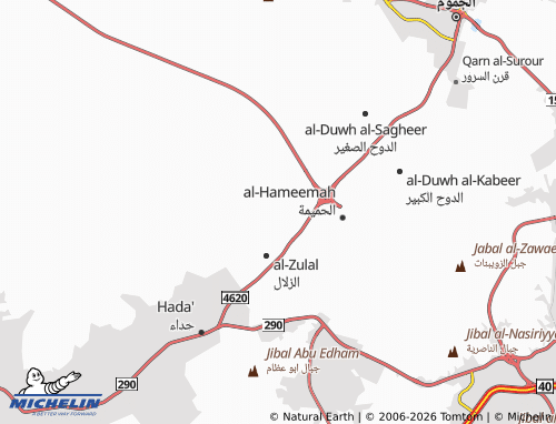 MICHELIN-Landkarte al-Muqayth - ViaMichelin