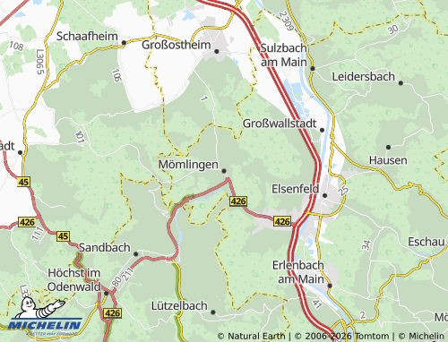 Mapa MICHELIN Mömlingen - ViaMichelin
