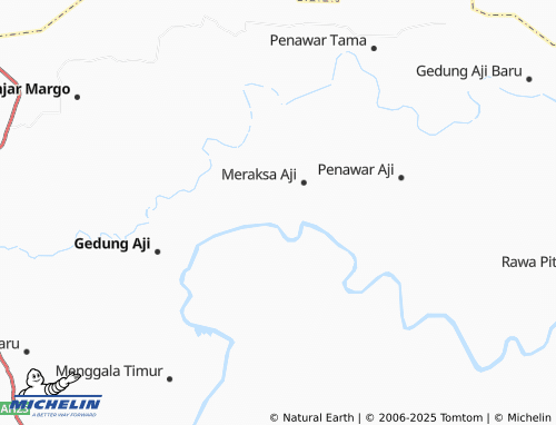 MICHELIN Paduan Rajawali map - ViaMichelin