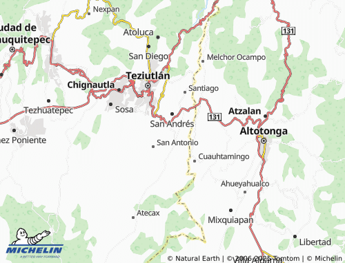 MICHELIN El Zapote map - ViaMichelin