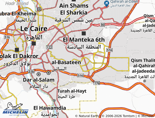 Carte MICHELIN al-Jeezah - ViaMichelin