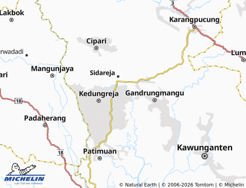 MICHELIN Ciklapa map - ViaMichelin