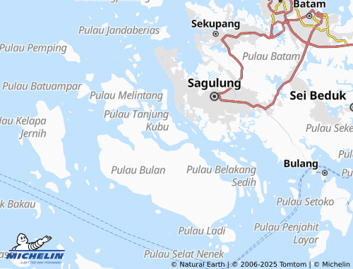 MICHELIN Pulau Buluh map - ViaMichelin