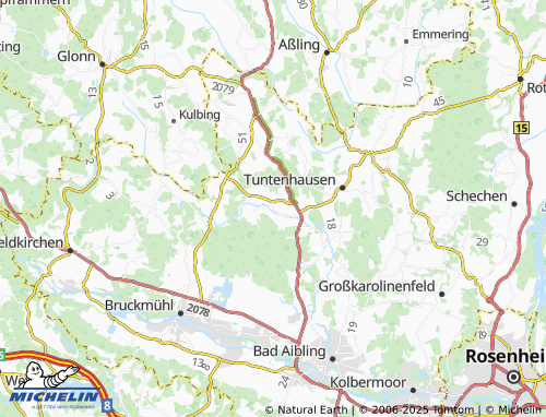 MICHELIN-Landkarte Innerthann - ViaMichelin