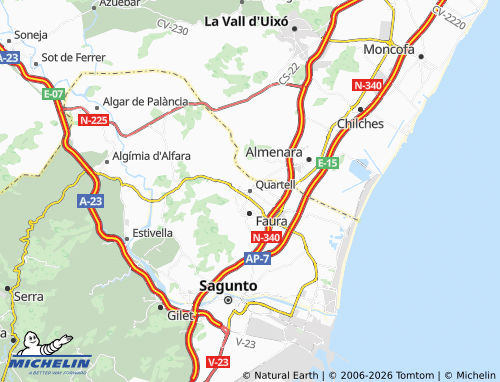 MICHELIN Quartell map - ViaMichelin