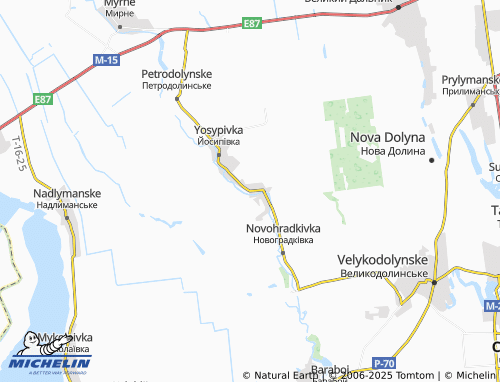 MICHELIN Marianivka map - ViaMichelin