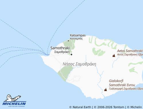 Carte MICHELIN Samothraki - ViaMichelin