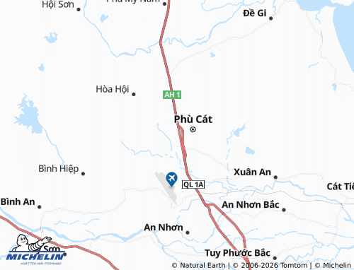 Carte MICHELIN Phù Cát - ViaMichelin
