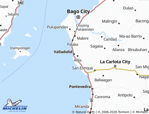 MICHELIN Tabao Proper map - ViaMichelin