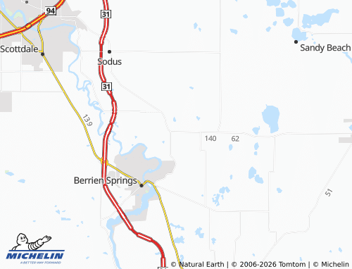 Carte MICHELIN Eau Claire - ViaMichelin