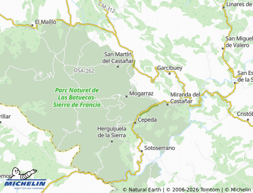 MICHELIN Mogarraz map - ViaMichelin