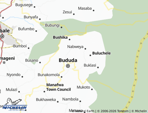 MICHELIN Bushiribo map - ViaMichelin