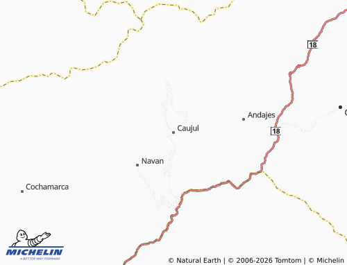 Mapa MICHELIN Caujul - ViaMichelin