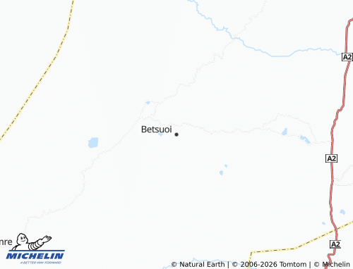 MICHELIN Betsuoi map - ViaMichelin