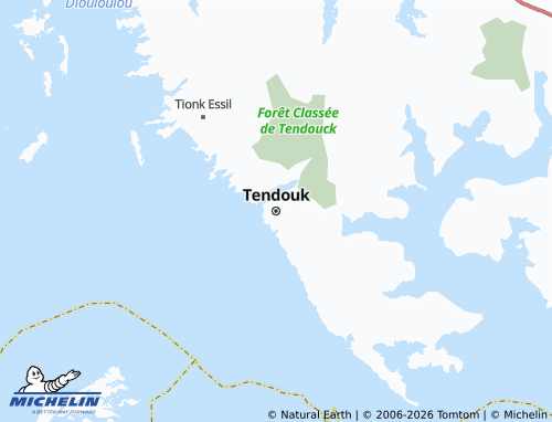 Kaart MICHELIN Tendouk - ViaMichelin