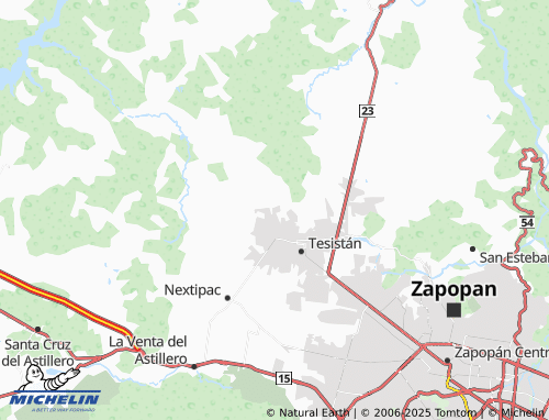 MICHELIN Colinas de Cristo Rey map - ViaMichelin