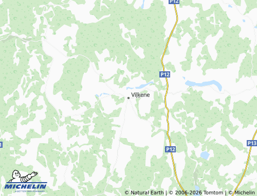 Mapa MICHELIN Viļķenes pagasts - ViaMichelin