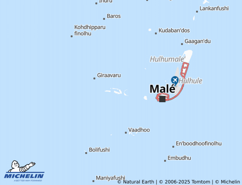 MICHELIN Thilafushi map - ViaMichelin