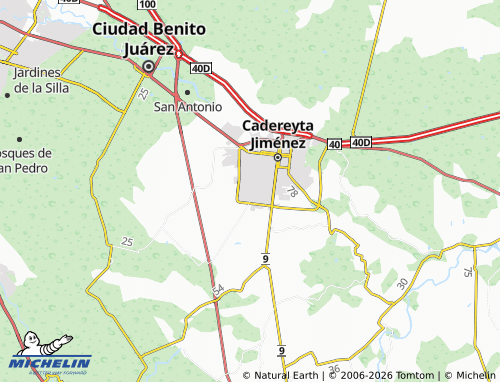 Carte MICHELIN Las Espigas - ViaMichelin