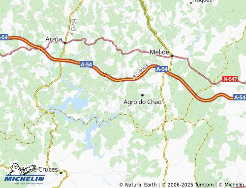 MICHELIN Pezobre (San Cristovo) map - ViaMichelin