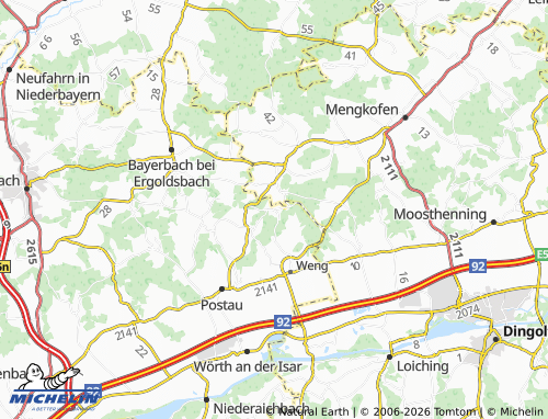 MICHELIN Hösacker map - ViaMichelin