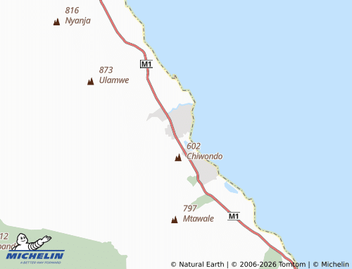 MICHELIN Kisyombe map - ViaMichelin