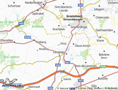 MICHELIN Ghoy map - ViaMichelin