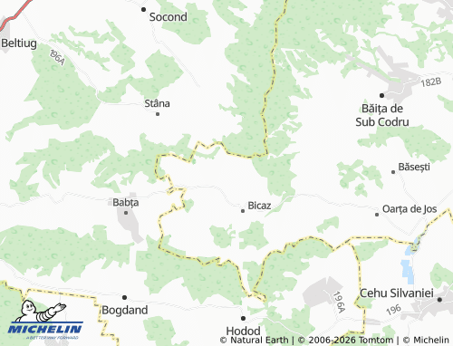 Carte MICHELIN Corni - ViaMichelin