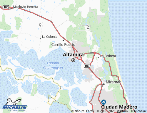 MICHELIN Unidad Habitacional Alameda map - ViaMichelin