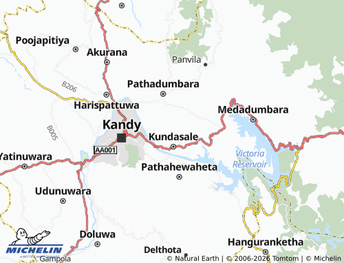 Mappa MICHELIN Pilawala South - ViaMichelin