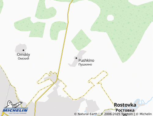 Kaart MICHELIN Pushkino - ViaMichelin