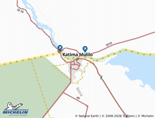 MICHELIN-Landkarte Katima Mulilo - ViaMichelin