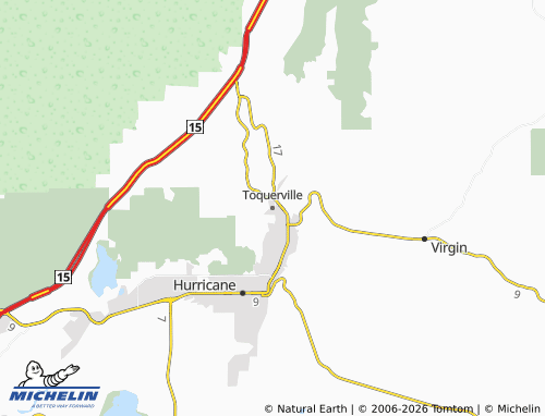 Mapa MICHELIN Toquerville - ViaMichelin