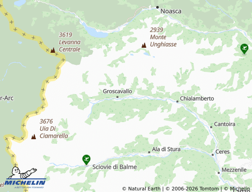 Mapa MICHELIN Ricchiardi - ViaMichelin