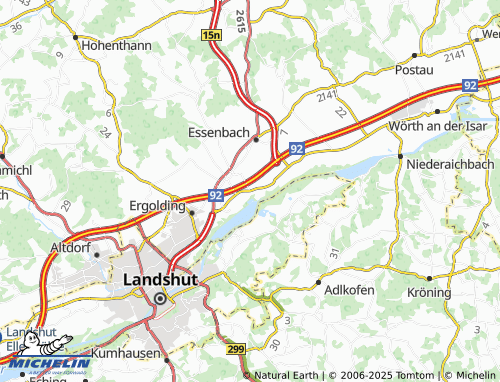 MICHELIN Gaden map - ViaMichelin