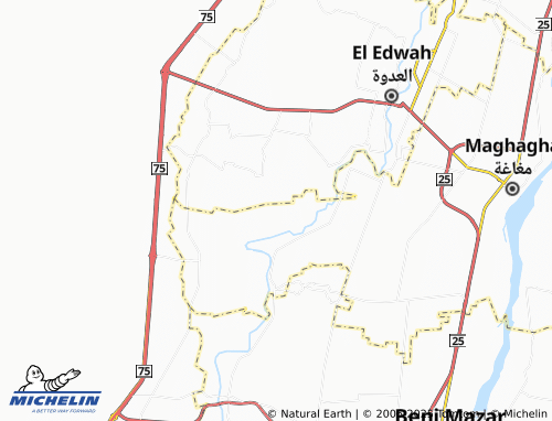 MICHELIN El Belazatin map - ViaMichelin