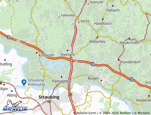 MICHELIN Agendorf map - ViaMichelin