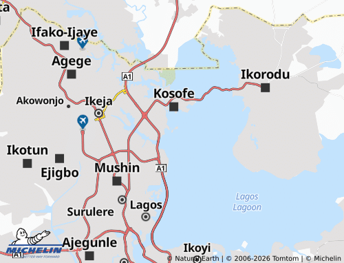 MICHELIN Oruba map - ViaMichelin