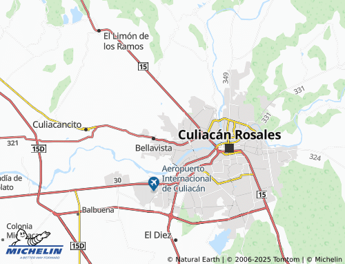 MICHELIN Urbi Villa del Cedro map - ViaMichelin
