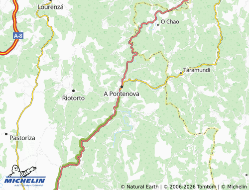 MICHELIN-Landkarte Vilaoudrid - ViaMichelin