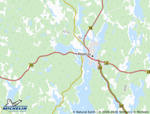 MICHELIN Otava map - ViaMichelin