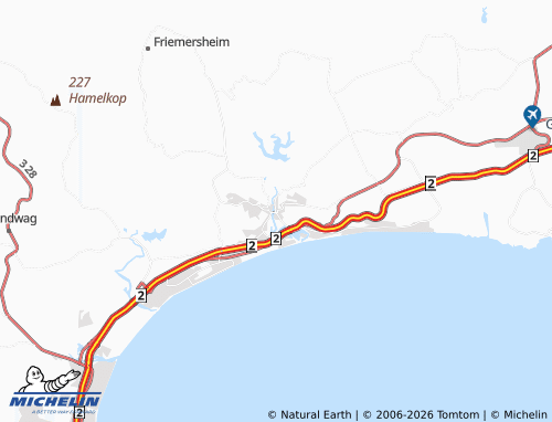 MICHELIN-Landkarte Groot Brakrivier - ViaMichelin