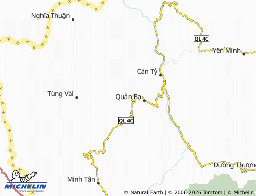 Mapa MICHELIN Quản Bạ - ViaMichelin