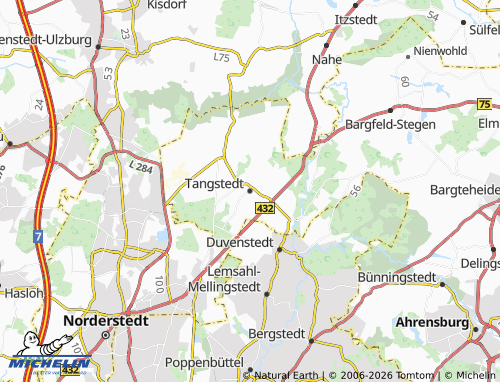 MICHELIN Tangstedt map - ViaMichelin