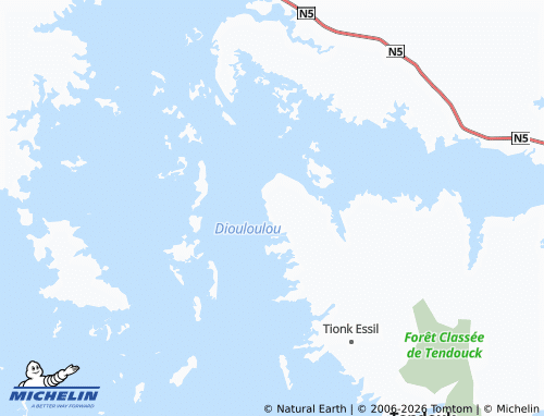 Mapa MICHELIN Tiobon - ViaMichelin